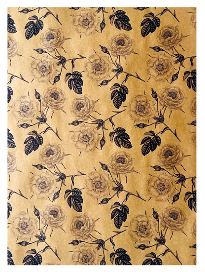 Rose Print Bouquet Carry Box 1 (Pack of 20) (R11.25ea)