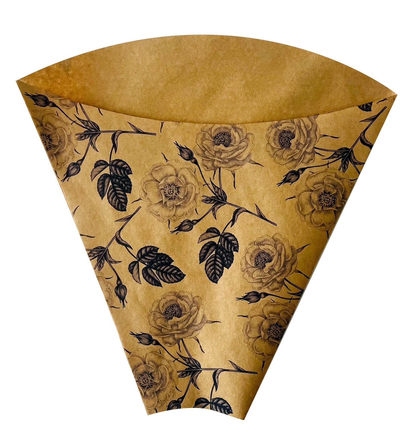 Rose Print Eco Bouquet Drop-In Sleeve 1 (Pack of 20)