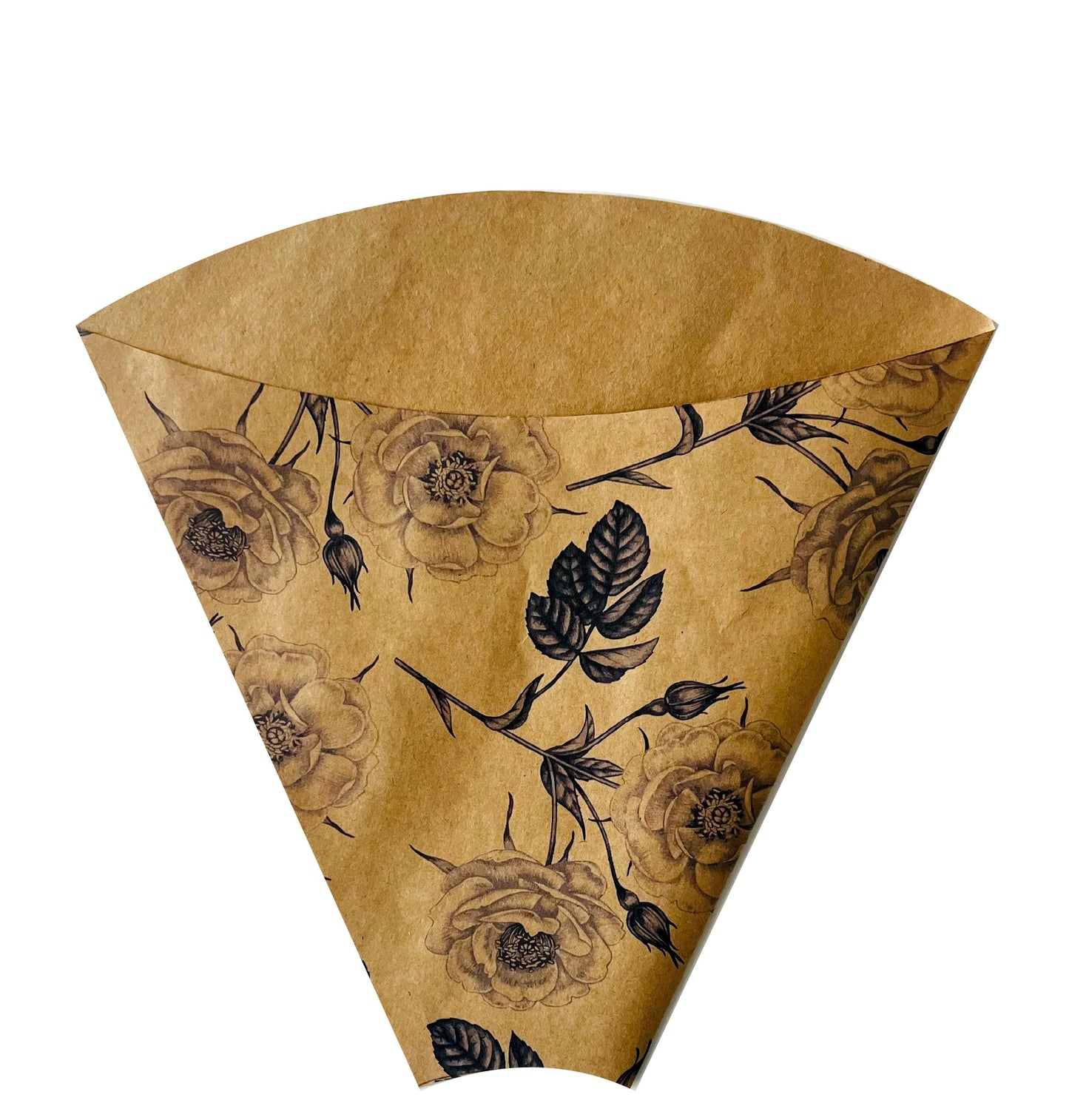 Rose Print Eco Bouquet Drop-In Sleeve 1 (Pack of 20)