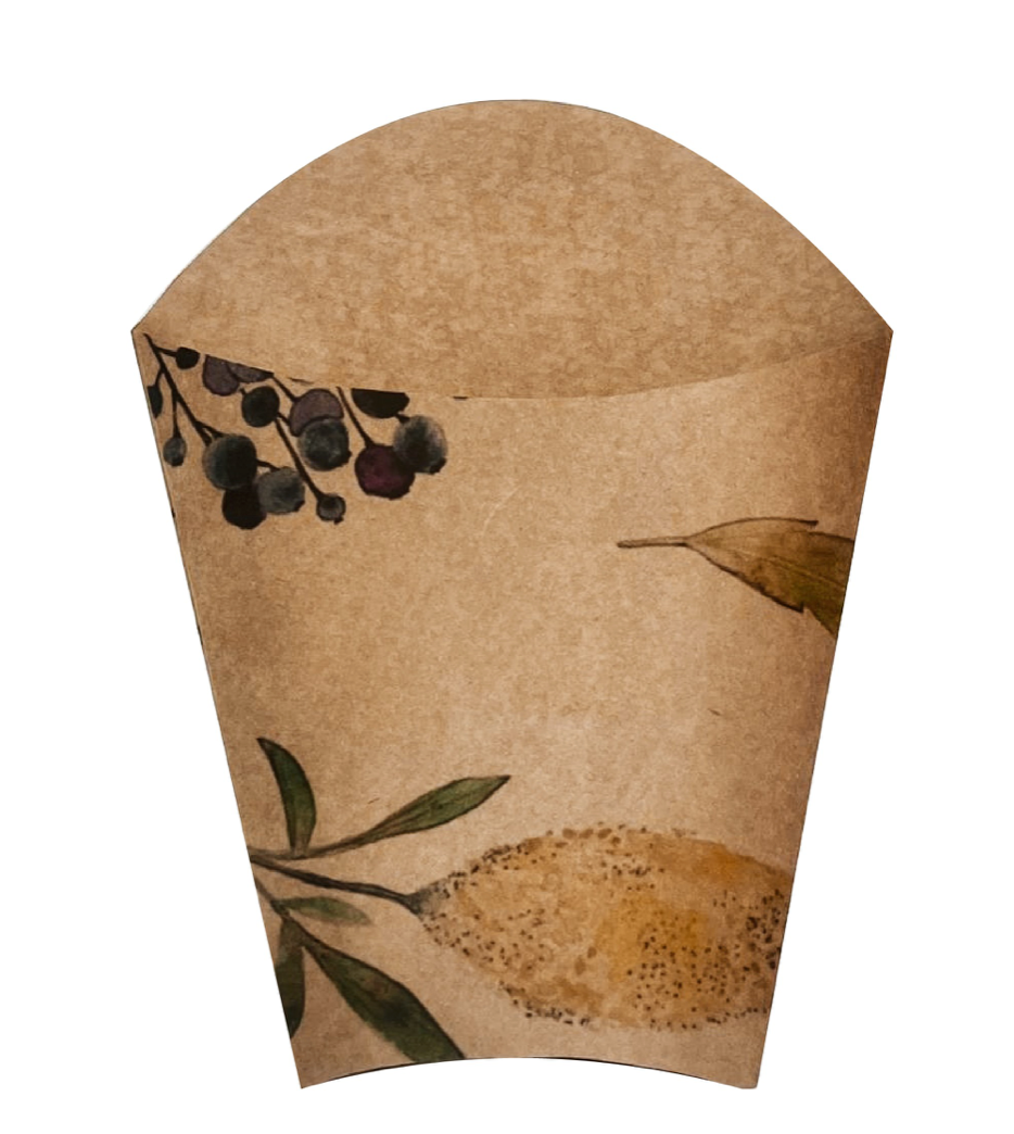 Fynbos Print Kraft Orchid Pot Cover Drop-In Sleeve (Pack of 20) (R10.29ea)