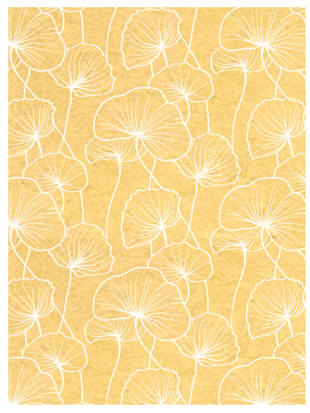 Ginkgo Biloba Print Kraft Orchid Pot Cover Drop-In Sleeve (Pack of 20) (R10.29ea)