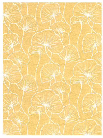 Ginkgo Biloba Print Kraft Orchid Pot Cover Drop-In Sleeve (Pack of 20) (R10.29ea)