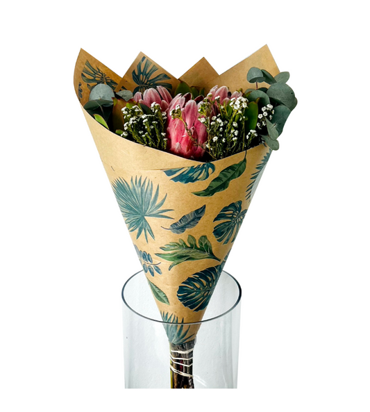 Botanical Print 80gsm Kraft Paper Sheets (Pack of 250 sheets)(R2.59c Per Sheet)