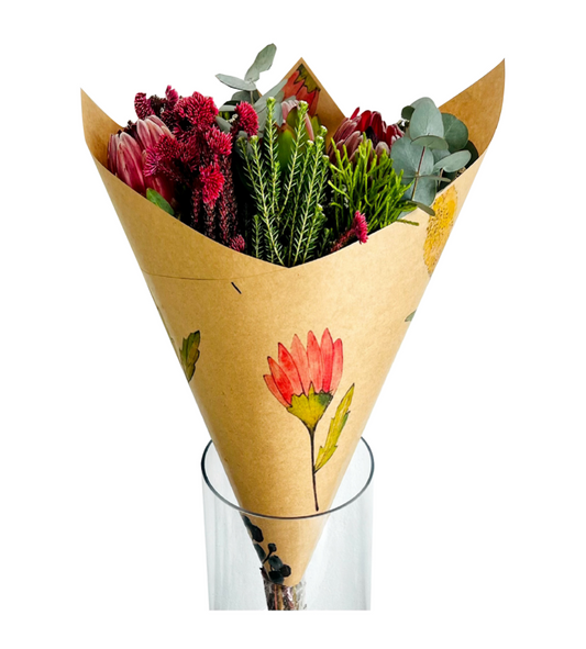Fynbos Print 60gsm Kraft Paper Sheets (Pack of 200 sheets)(R2.59c Per Sheet)