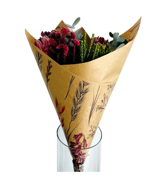 Meadow Print 60gsm Kraft Paper Sheets (Pack of 200 sheets)(R2.59c Per Sheet)