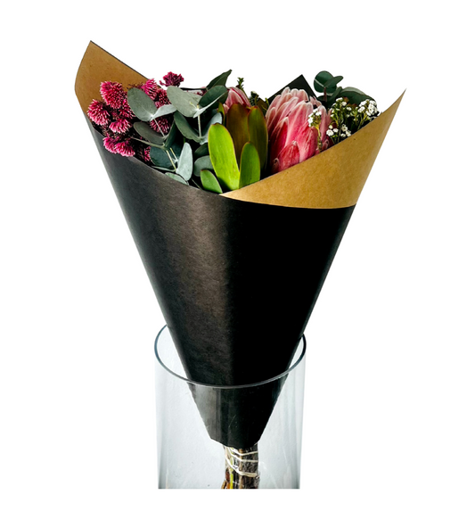 Black Print 80gsm Kraft Paper Sheets (Pack of 250 sheets)(R2.59c Per Sheet)