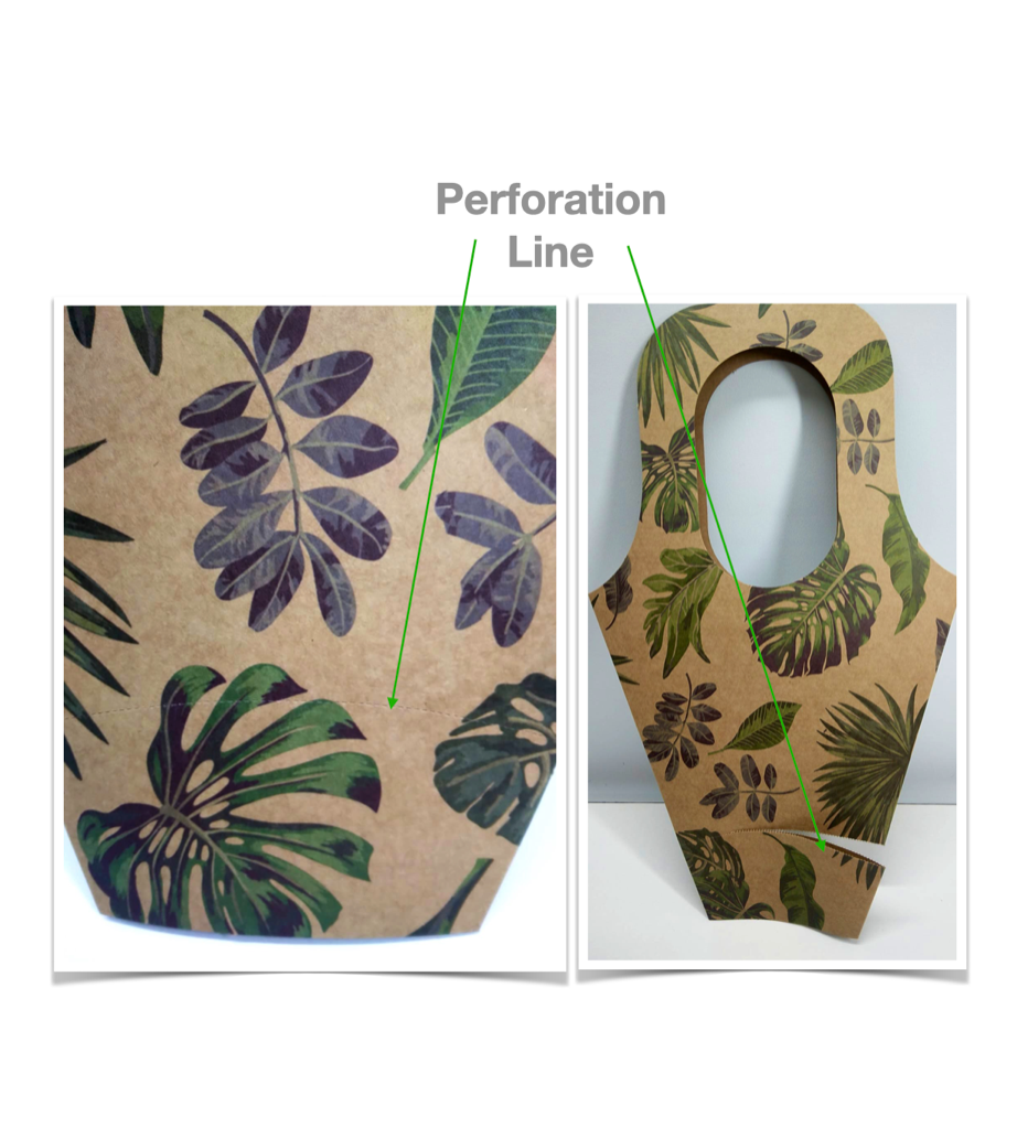 WildFlower Print Bouquet Drop-In Carry Bag 1 (Pack of 20)