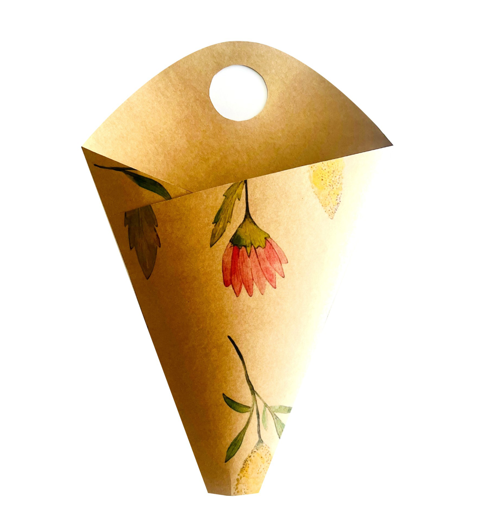 Fynbos Print Bouquet Drop-In Carry Bag 3 (pack of 20)