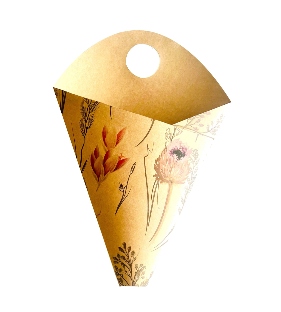 Meadow Print Bouquet Drop-In Carry Bag 3 (pack of 20)