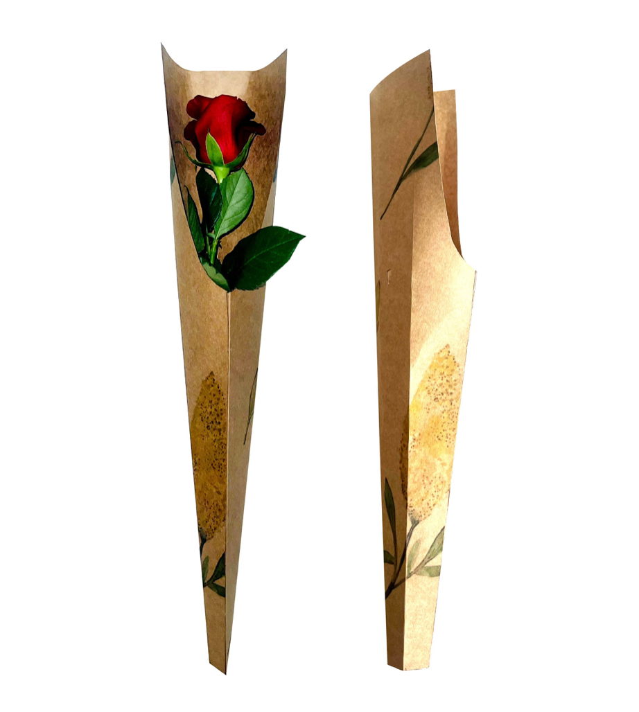 Fynbos Print Single Rose Drop-In Sleeve (Pack of 20) (R7.46ea)