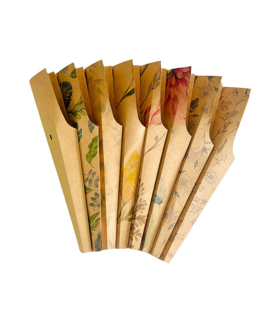 Fynbos Print Single Rose Drop-In Sleeve (Pack of 20) (R7.46ea)