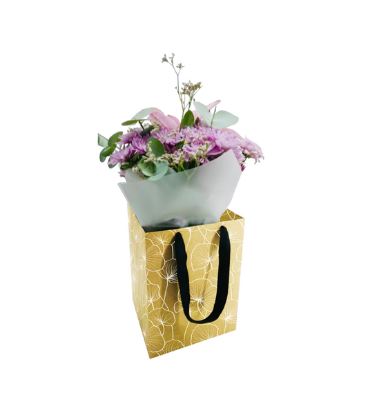 Ginkgo Biloba Print Florist Bouquet Box 1 (Pack of 20)(R21.79 ea)
