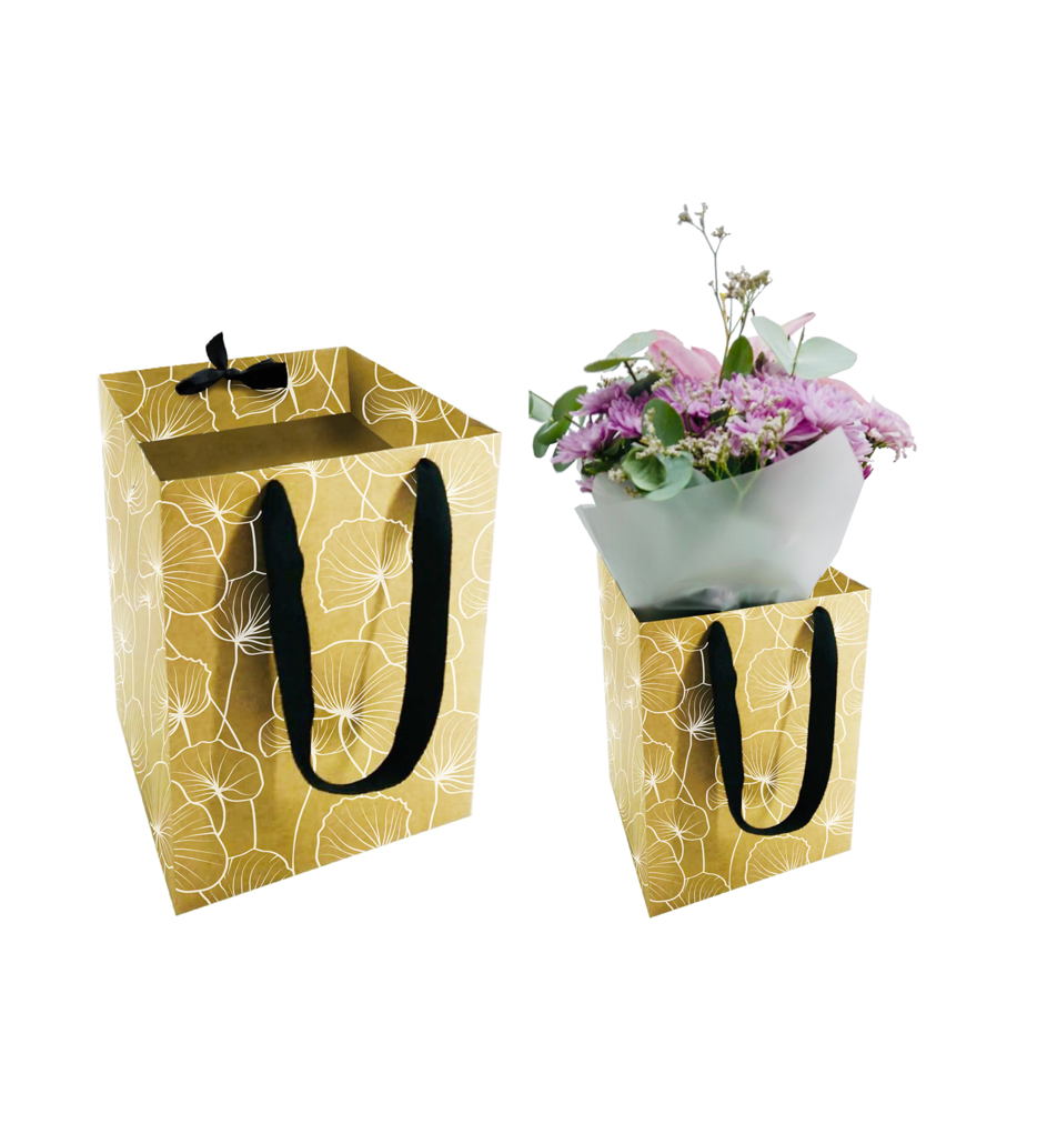 Ginkgo Biloba Print Florist Bouquet Box 1 (Pack of 20)(R21.79 ea)
