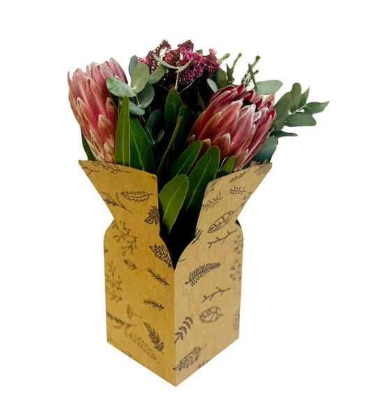 Wildflower Print Posy Flower Box 1 (Pack of 20)