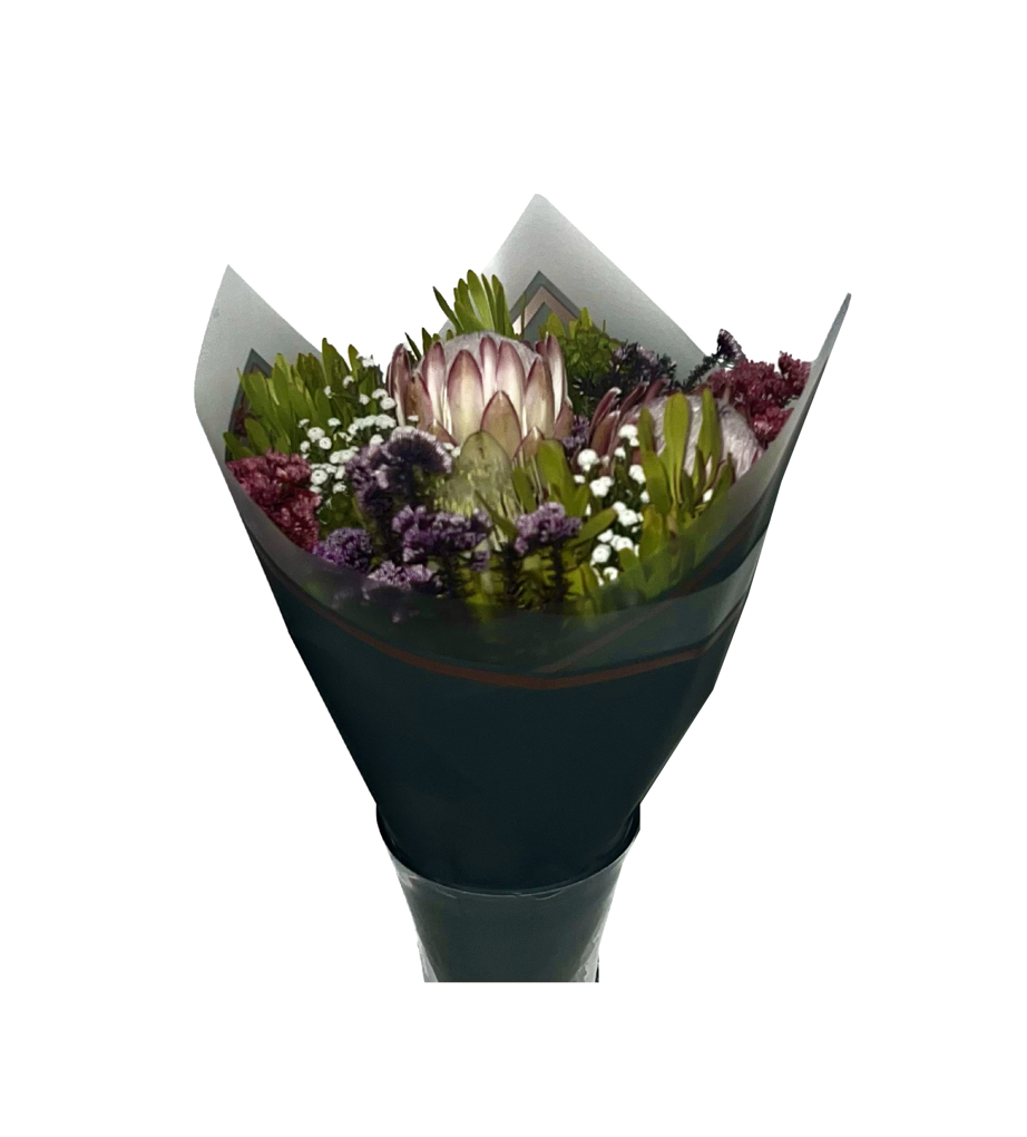 Bopp Silk Wrap: Transparent Grey With Wide Frosted Border & Rose Gold Trim EPP0585R (Pack of 20)(R2.45ea)