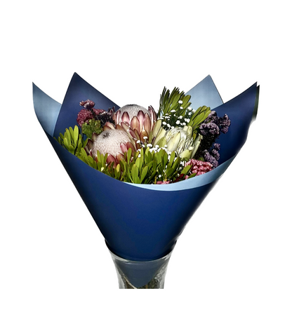 Bopp Silk Wrap: Two Tone Dark Blue and Light Blue EPP0581H (Pack of 20)(R2.45ea)