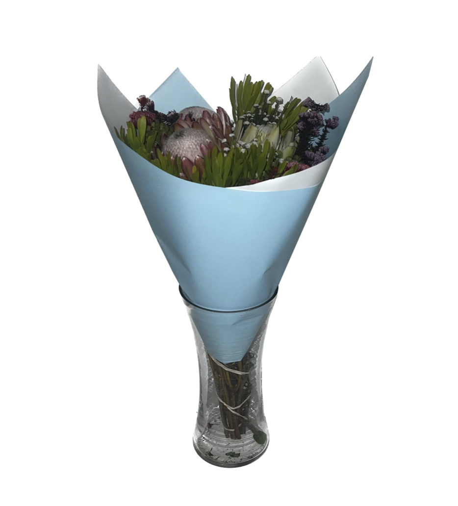 Bopp Silk Wrap: Two Tone Baby Blue and White EPP0583D (Pack of 20)(R2.45ea)