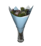 Bopp Silk Wrap: Two Tone Baby Blue and White EPP0583D (Pack of 20)(R2.45ea)