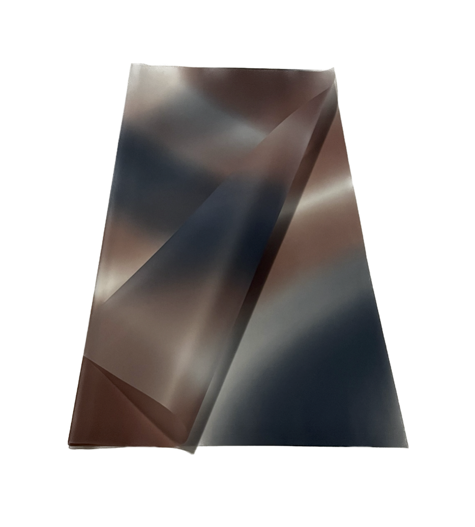 Bopp Silk Wrap: Faded Blend Design Dusty Pink With Dark Blue EPP0578A (Pack of 20)(R2.45ea)