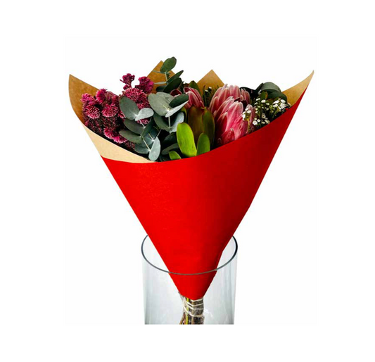 Red Print 50gsm MG Kraft Paper Sheets (Pack of 300 sheets)(R1.80ea Per Sheet)