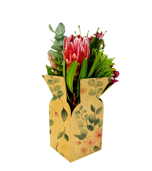 Eucalyptus Flower Print Posy Flower Box 1 (Pack of 20)