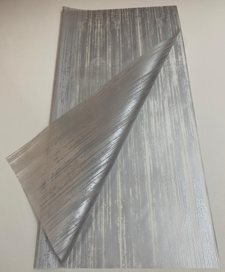 Bopp Silk Wrap: Silver/Grey Bush Effect EPP0923 (Pack of 20)(R2.45ea)