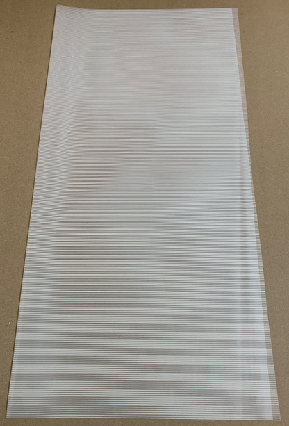 Bopp Silk Wrap: Transparent multi-lines, Cream White EPP1036A (Pack of 20)(R2.45)