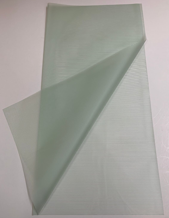 Bopp Silk Wrap: Transparent multi-lines, Mint Green EPP1036B (Pack of 20)(R2.45)