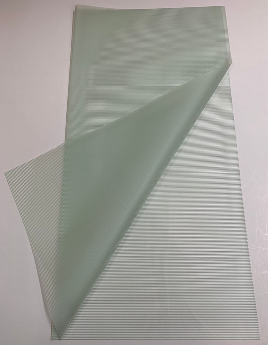Bopp Silk Wrap: Transparent multi-lines, Mint Green EPP1036B (Pack of 20)(R2.45)