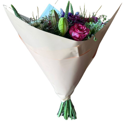 Bopp Silk Wrap: Peach and White EPP1089 (Pack of 20)(R2.45ea)