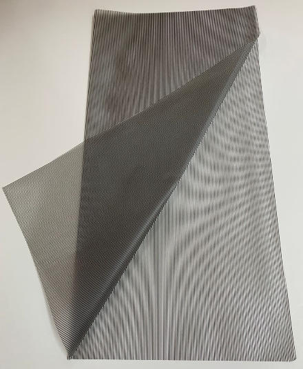Bopp Silk Wrap: Transparent multi-lines, Midnight Black EPP1036D (Pack of 20)(R2.45)