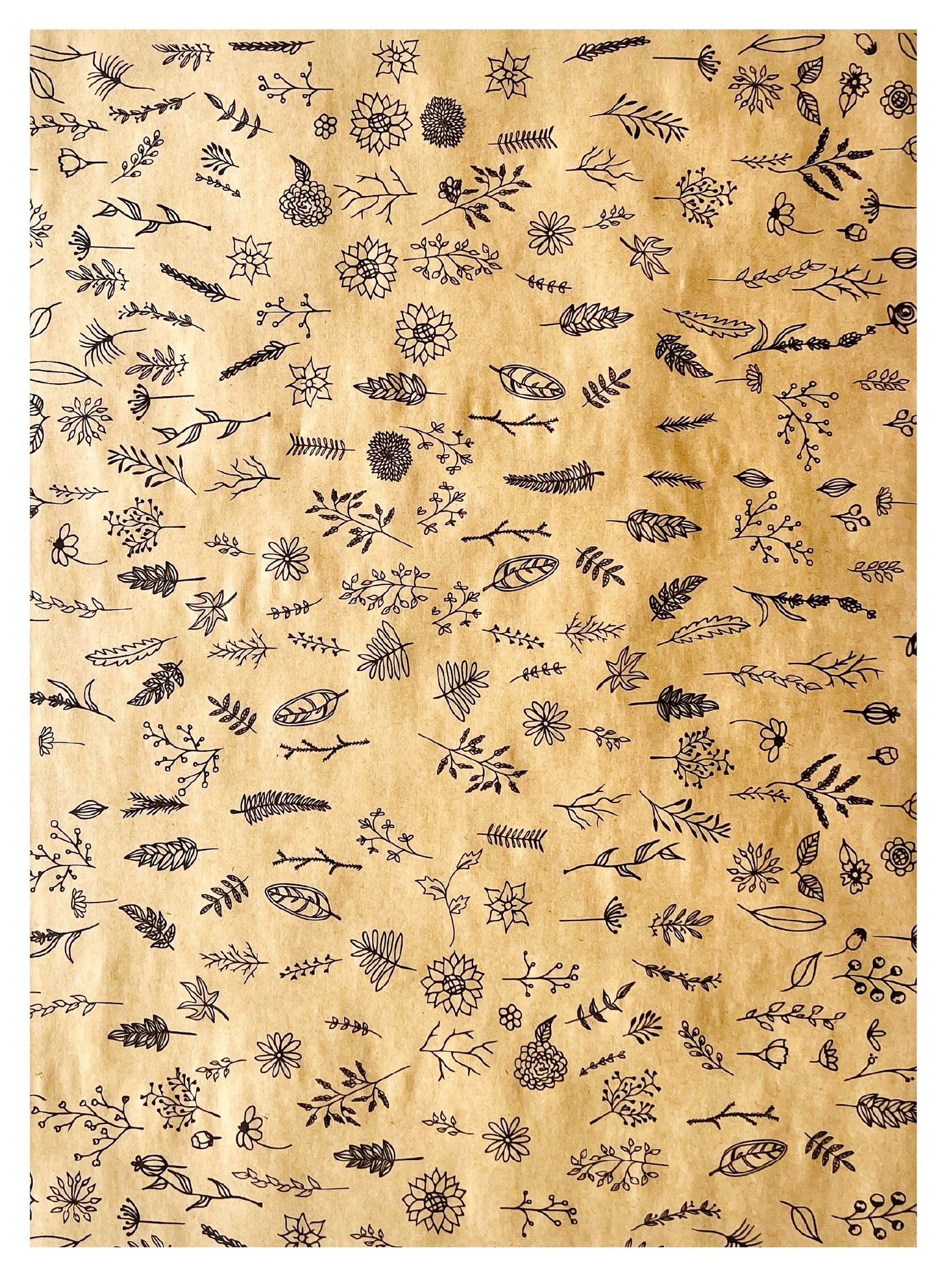 WildFlower Print Bouquet Drop-In Carry Bag 1 (Pack of 20)