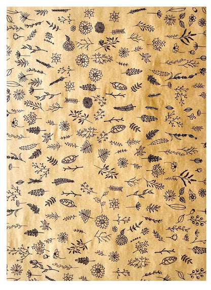 WildFlower Print Bouquet Drop-In Carry Bag 1 (Pack of 20)