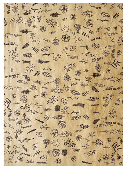 Wildflower Print Kraft Pot Cover For Plants (pack of 20)