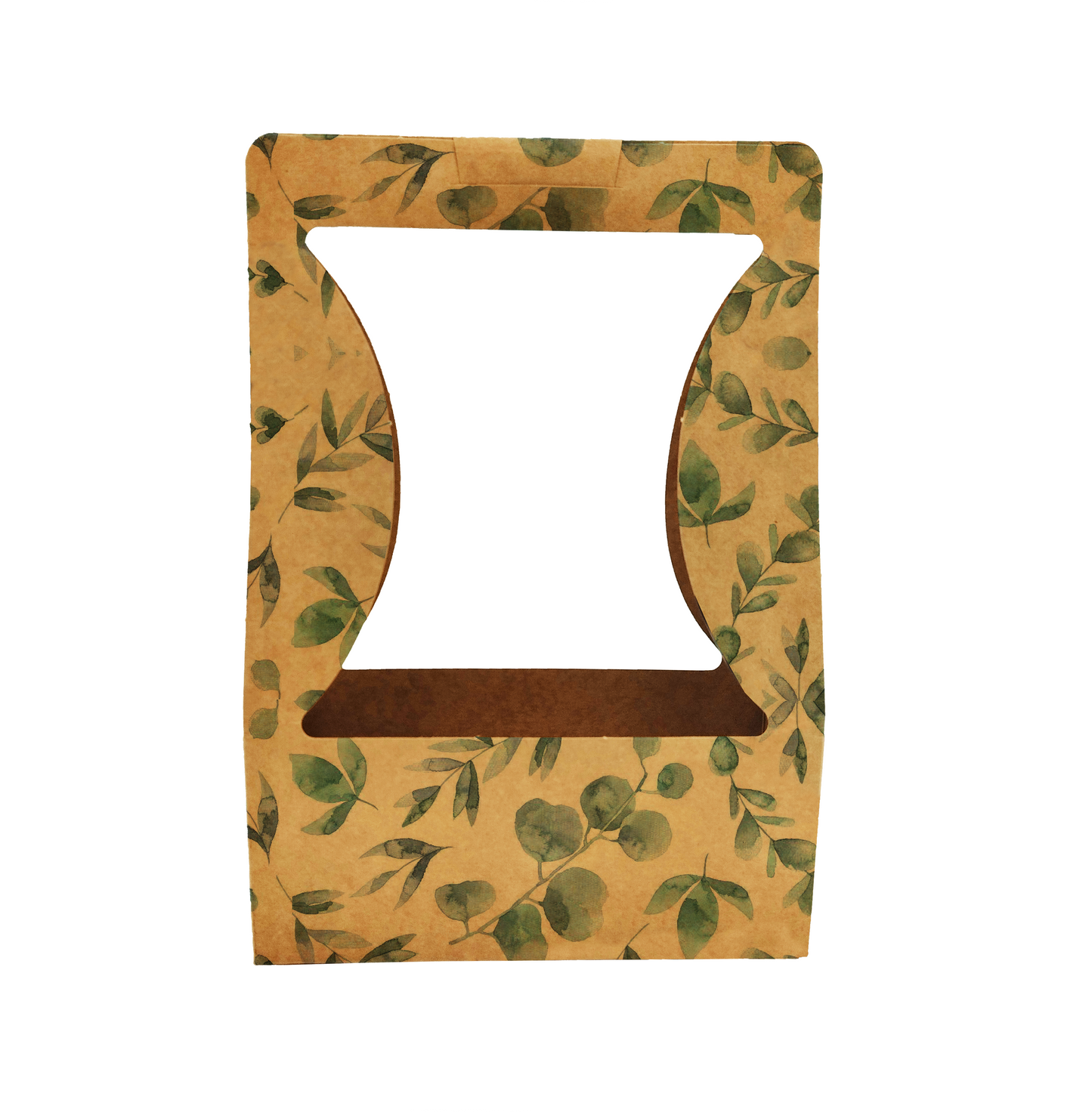 Eucalyptus Print Bouquet Carry Box 1 (Pack of 20) (R11.25ea)