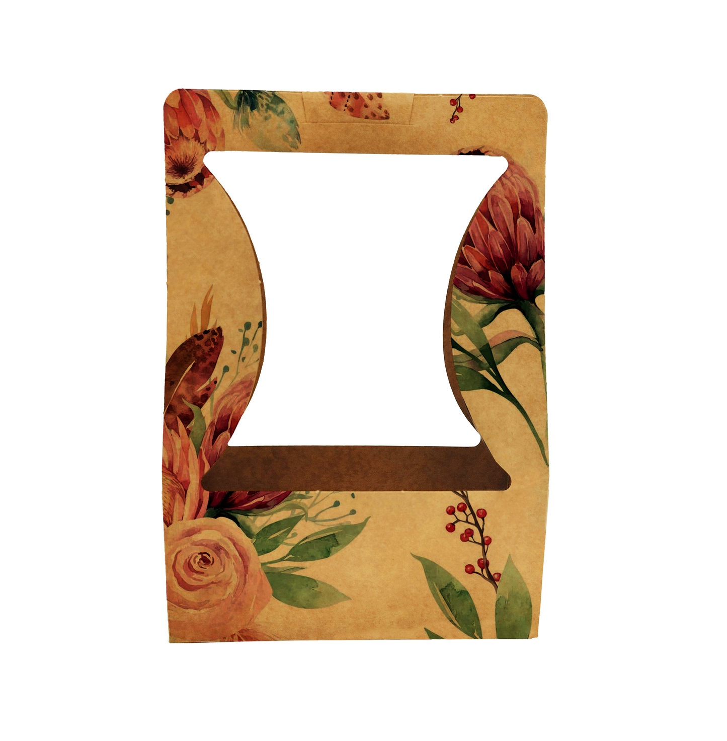 Protea Print Bouquet Carry Box 1 (Pack of 20) (R11.25ea)