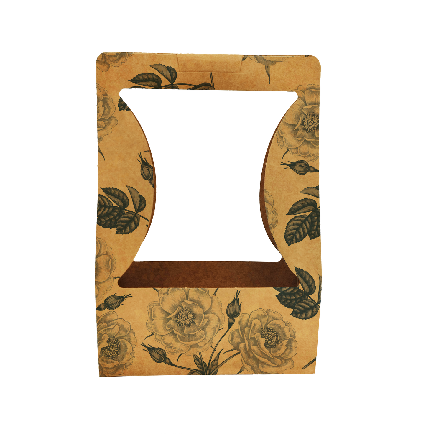 Rose Print Bouquet Carry Box 1 (Pack of 20) (R11.25ea)