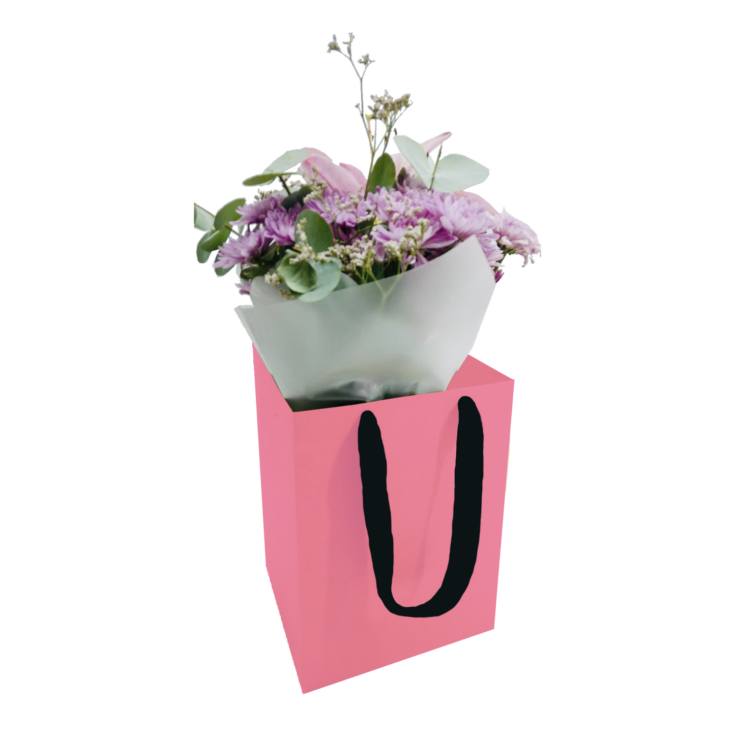 Pink Print Florist Bouquet Box 1 (Pack of 20)(R21.79 ea)
